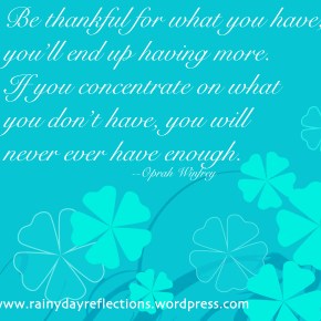 Be Thankful… Thoughtful&nbsp;Thursdays
