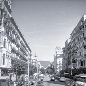 Barcelona By Bus (B&W) – Monochrome Madness&nbsp;Challenge