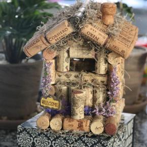 Wine cork Birdhouse&nbsp;DIY